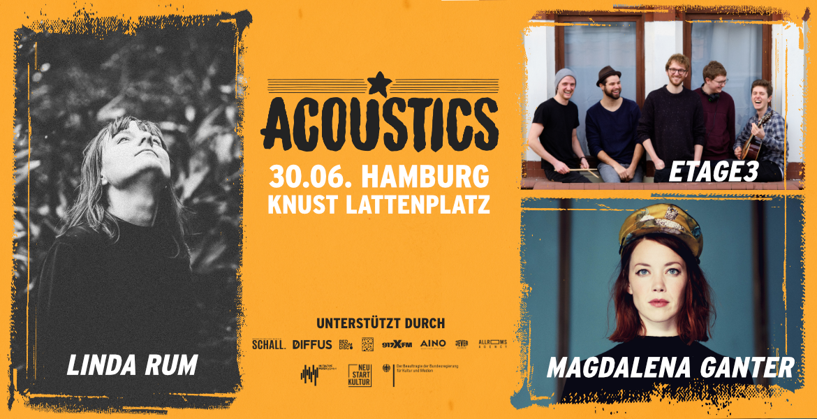 Tickets Magdalena Ganter, ETAGE3 & Linda Rum, Acoustics Hamburg in Hamburg