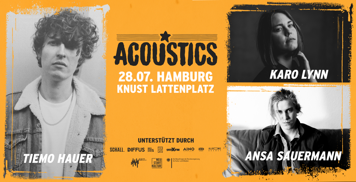 Tickets Tiemo Hauer, Ansa Sauermann & Karo Lynn, Acoustics Hamburg in Hamburg