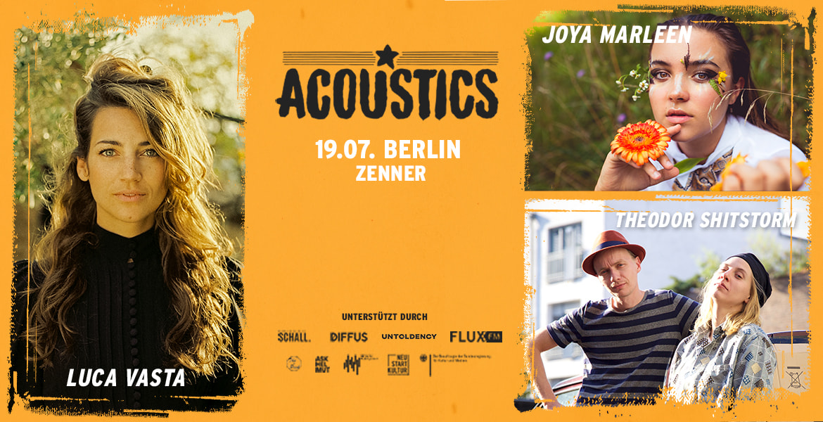Tickets JOYA MARLEEN | LUCA  VASTA | THEODOR SHITSTORM , Acoustics Berlin in Berlin